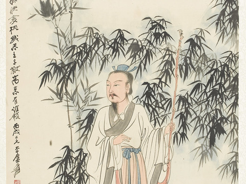 张大千绘画作品，中国近现代水墨画，写意水墨画 (3)