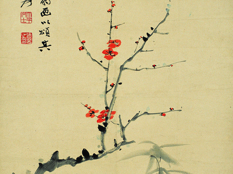 张大千绘画作品，中国近现代水墨画，写意水墨画