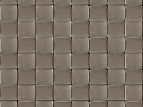  现代无缝咖色编织皮革 咖色编织人造皮 