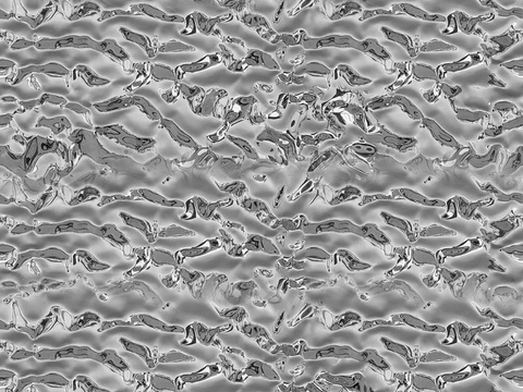 现代水波纹金属 无缝银色水波纹不锈钢金属