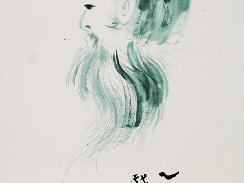 张大千绘画作品，中国近现代水墨画，写意水墨画94