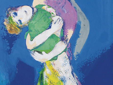  吴冠中绘画作品，写意水墨画，近现代水墨画，写意江南古镇水墨画 