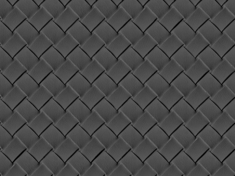  现代无缝菱形编织皮革 无缝灰色编织皮革 