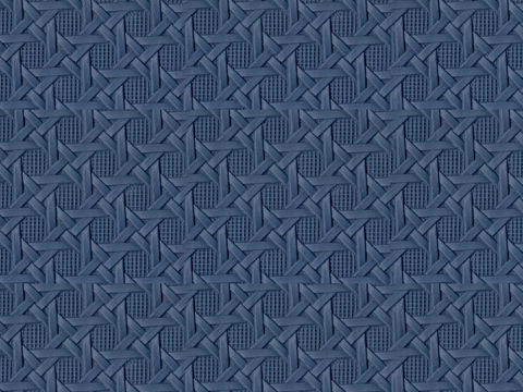  现代轻奢编织皮 蓝色皮纹编织贴图 