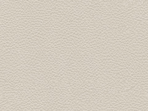  现代细纹无缝奶油白皮革皮纹贴图 