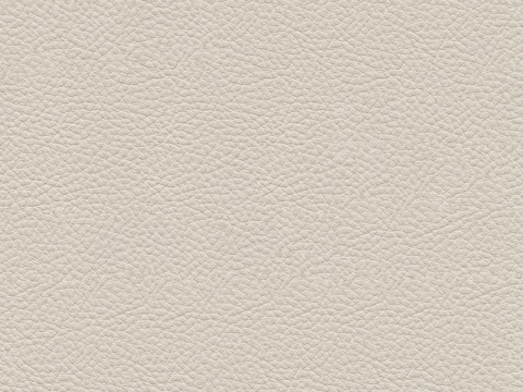  现代细纹无缝奶油白皮革皮纹贴图 