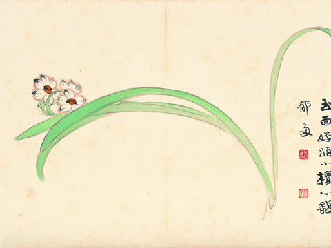  张大千绘画作品，中国近现代水墨画，写意水墨画36 