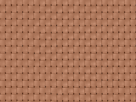  现代意式编织皮 无缝黄色编织皮革贴图 