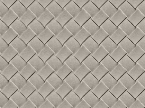  现代无缝暖灰编织皮革 无缝菱形编织皮革 