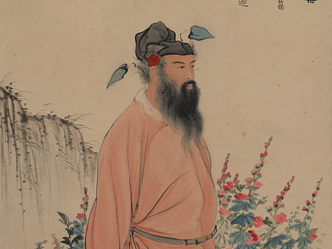 张大千绘画作品，中国近现代水墨画，写意水墨画判官