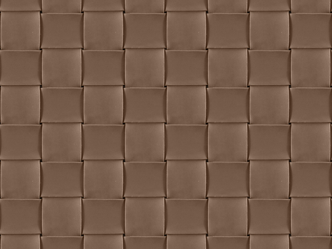  现代无缝咖色编织皮革 咖色编织人造皮 