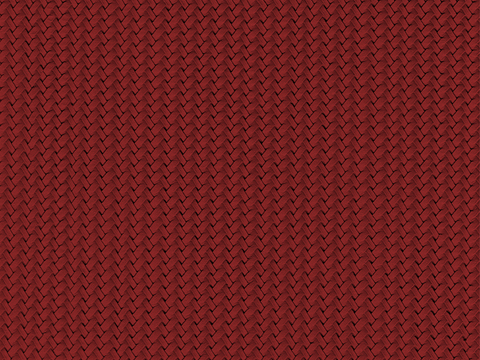 现代编织皮 无缝红色菱形编织皮革贴图 
