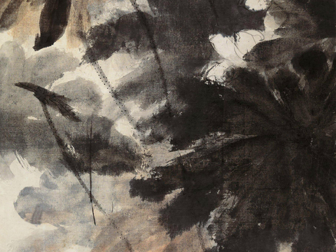  张大千绘画作品，中国近现代水墨画，写意水墨画53 