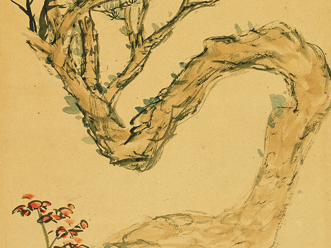 张大千绘画作品，中国近现代水墨画，写意水墨画2 (3)