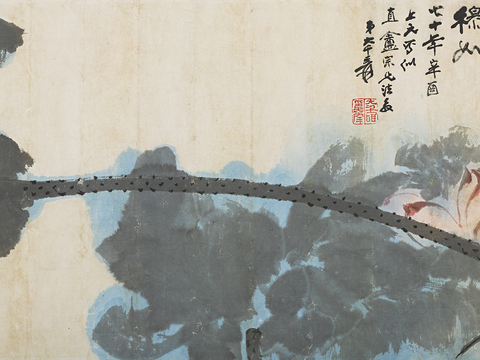  张大千绘画作品，中国近现代水墨画，写意水墨画5 