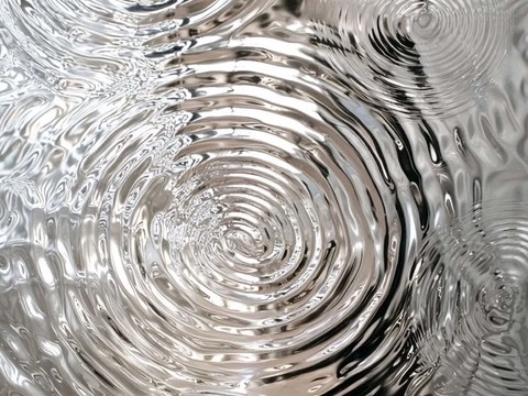  现代水波纹金属 银色水波纹不锈钢贴图 