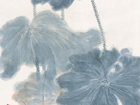  张大千绘画作品，中国近现代水墨画，写意水墨画59 