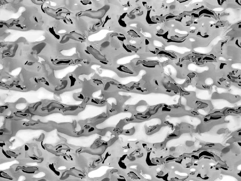 现代水波纹金属 无缝银色水波纹不锈钢金属