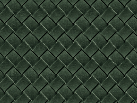  现代轻奢编织皮 绿色皮纹编织贴图 