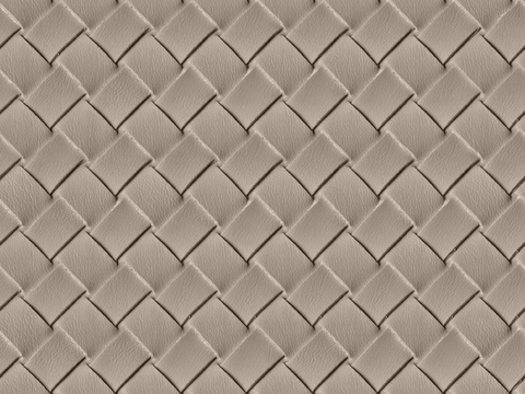  现代无缝咖色编织皮革 咖色编织人造皮 