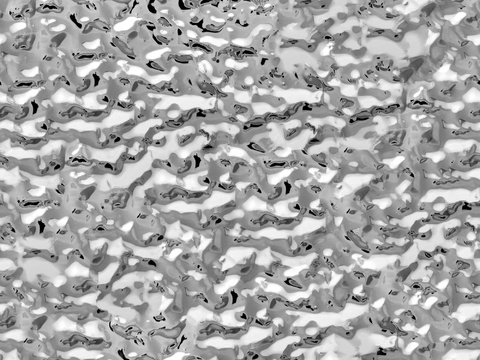 现代水波纹金属 无缝银色水波纹不锈钢金属