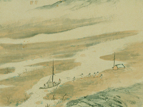  张大千绘画作品，中国近现代水墨画，写意水墨画97 