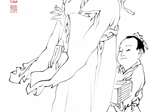 范增水墨画，现代水墨画24