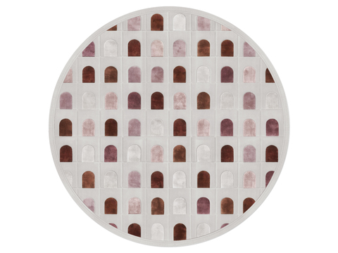 中式圆形地毯贴图