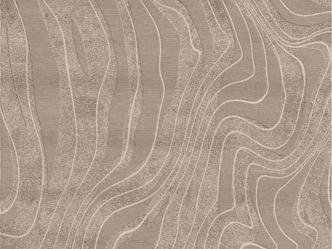  现代轻奢条纹地毯 绒布条纹地毯 