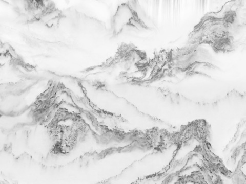  现代浅色山水大理石 山水纹理石材 