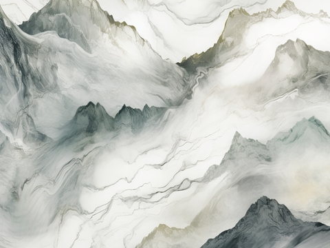 现代山水纹理大理石岩板贴图