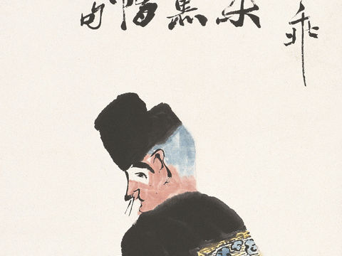  齐白石写意水墨画，近现代水墨画144 