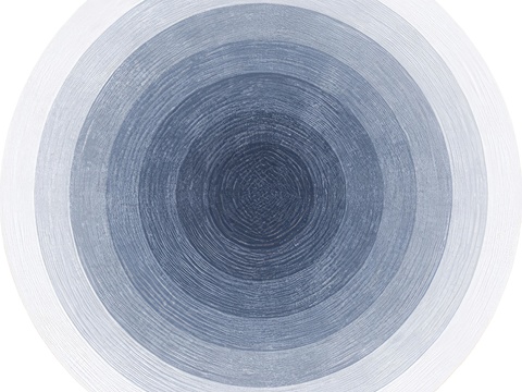 圆形地毯 客厅简约轻奢地毯贴图
