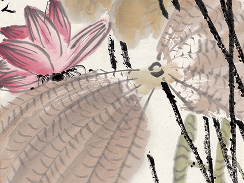 齐白石写意水墨画，近现代水墨画 四条屏2-ca0709043