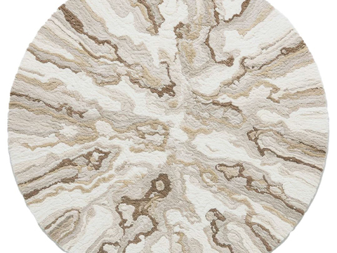 现代轻奢条纹地毯 米色条纹地毯