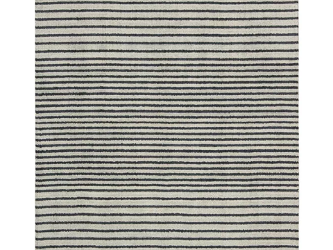 无缝深灰色针织肌理几何条纹地毯