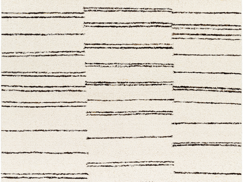 现代简约米灰色条纹地毯贴图