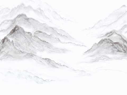 现代山水大理石岩板 山水纹理大理石