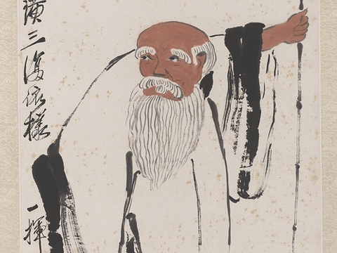 齐白石写意水墨画，近现代水墨画 老当益壮