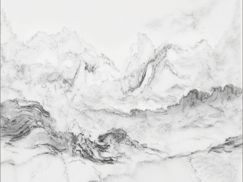 现代浅色山水大理石 山水纹理石材 