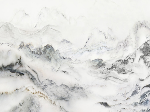 现代山水大理石岩板 山水纹理大理石