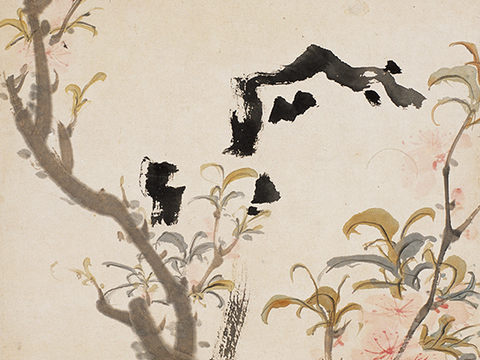 徐悲鸿水墨画，水墨花鸟动物画，近现代水墨画， -11