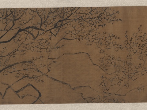 齐白石写意水墨画，近现代水墨画 墨梅图1