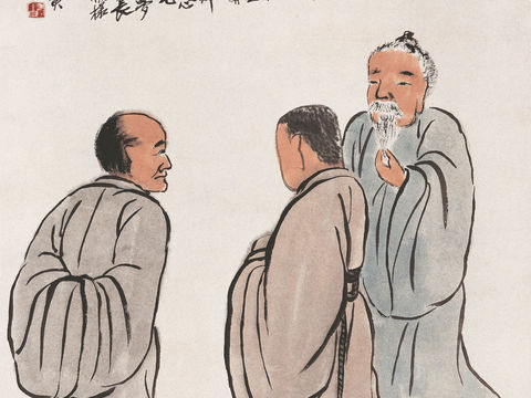 齐白石写意水墨画，近现代水墨画15