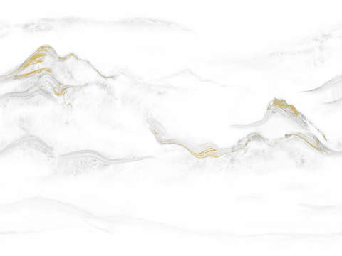 现代新中式山水大理石 白色山水纹理大理石