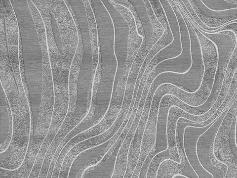  现代轻奢条纹地毯 绒布条纹地毯 