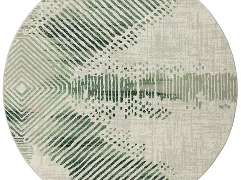 现代圆形地毯贴图