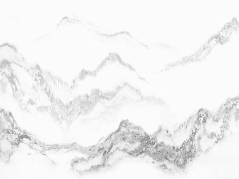 现代新中式大理石 浅色山水大理石岩板