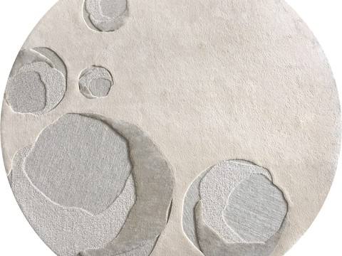 现代圆形地毯贴图