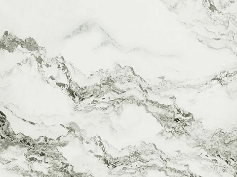 现代新中式山水大理石 白色山水纹理大理石